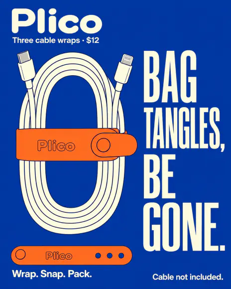 Example: Be gone ad for Plico, a fictional brand