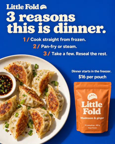 Example: Reasons why ad for Little Fold, a fictional brand