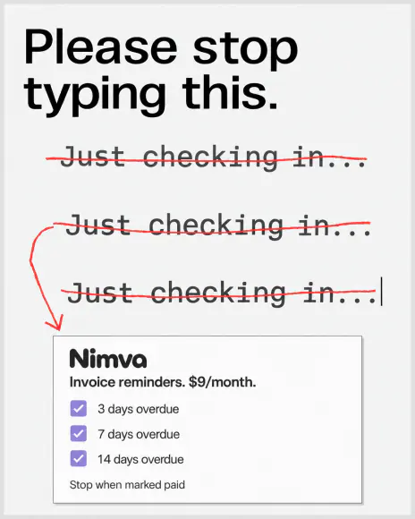 Example: Ugly ad ad for Nimva, a fictional brand
